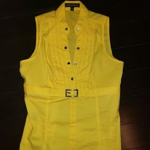 Express sleeveless dress shirt